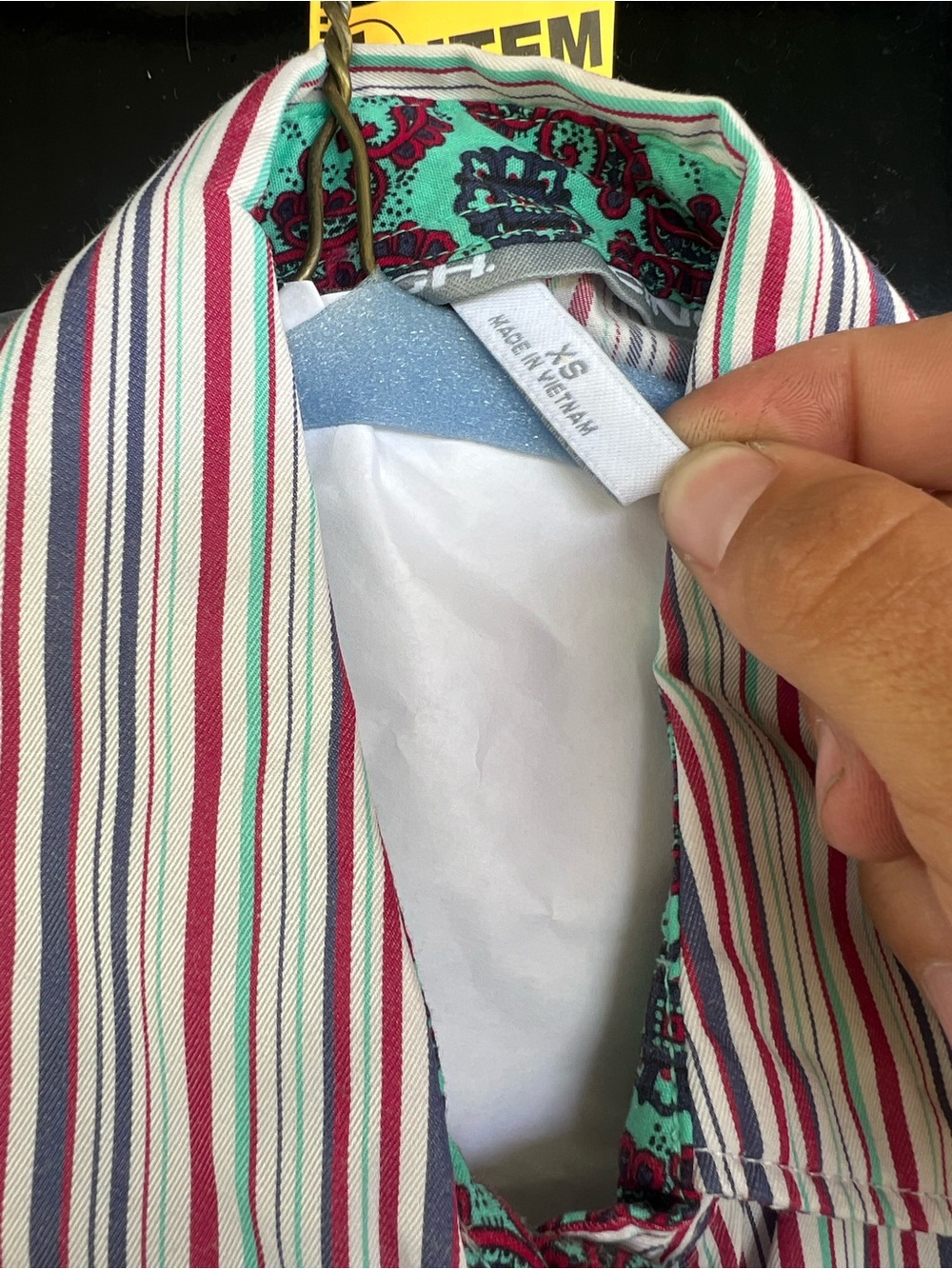 Striped Button-Up Shirt - Picture 3 of 5